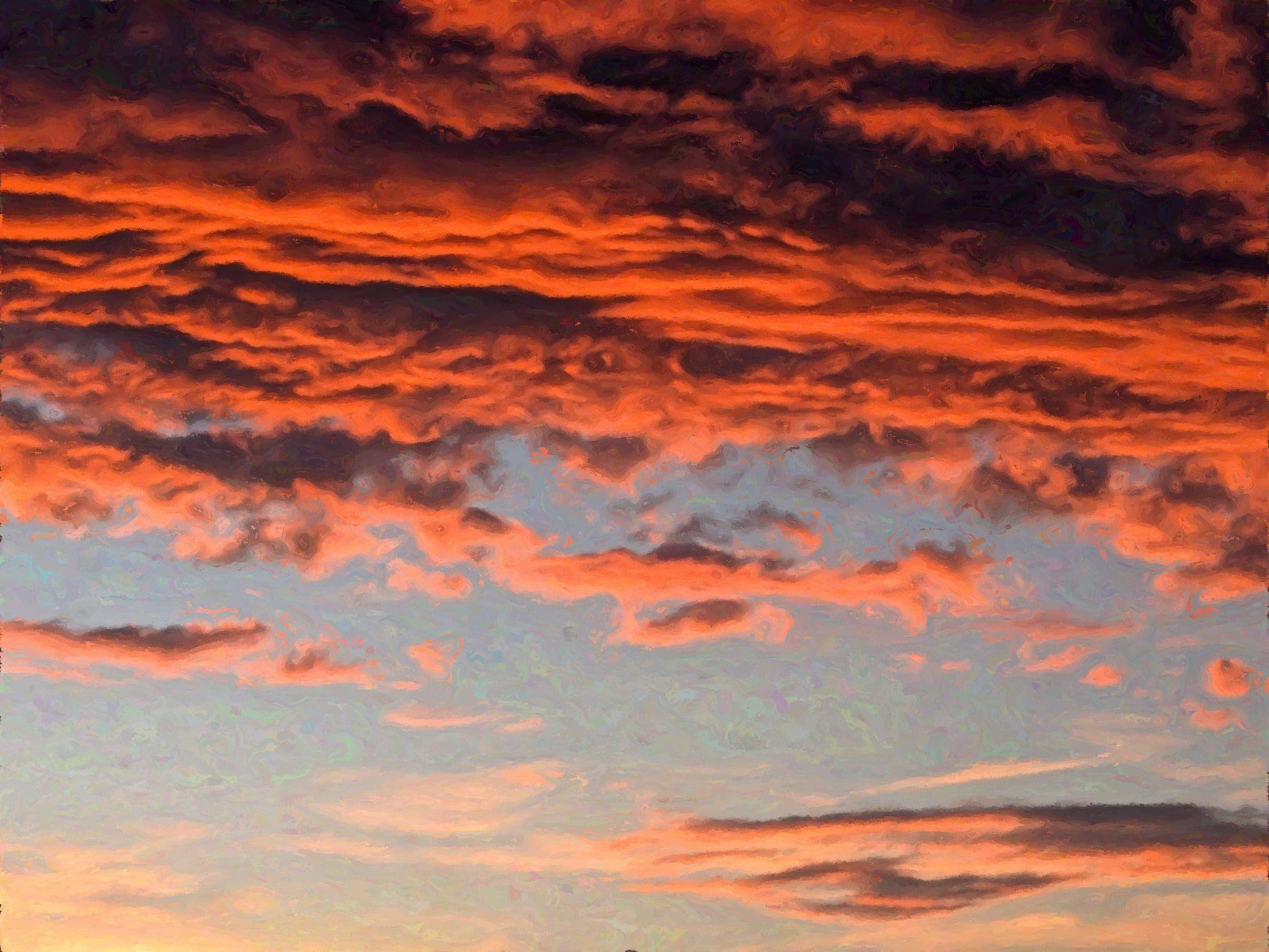 Blue Mountain Sunset